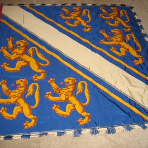 Garter banner of William de Bohun, Earl of Northampton, or his grandson Humphrey de Bohun, Earl of Hereford